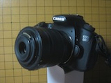 リバースアダプターの装着例（Canon EF-S 18-55mm F3.5-5.6 IS II）