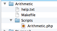 図6 プラグイン「Arithmetic」のファイル構成